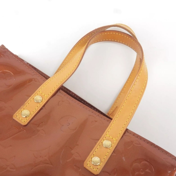 Louis Vuitton Vintage Monogram Vernis Reade PM Tote Bronze Brown M91146 MI1001 A - Picture 4 of 13